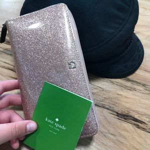 Kate Spade glitter wallet